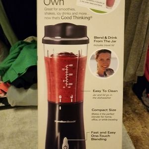 Hamilton Beach Personal Creations Blender NWT